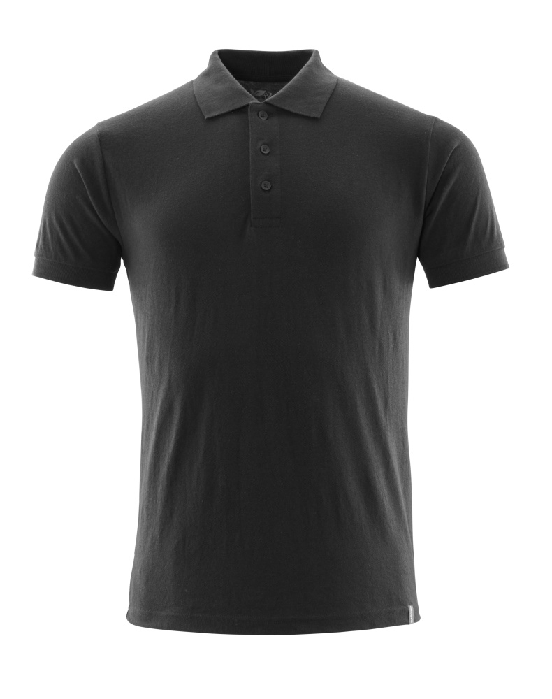 Produktfoto Polo-Shirt,moderne Passform Polo-shirt Größe 2XLONE, vollschwarz