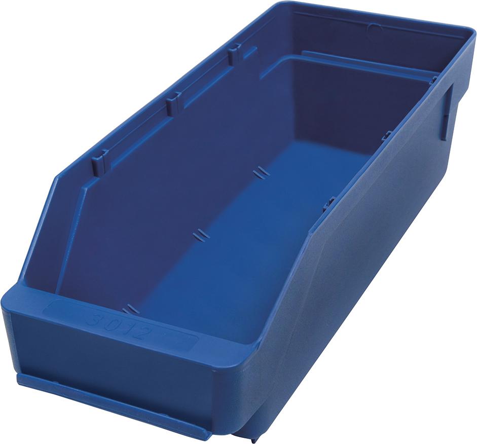 Kleinteilekasten B120xT300xH95 mm blau Kleinteilekasten B120xT300xH95 mm blau