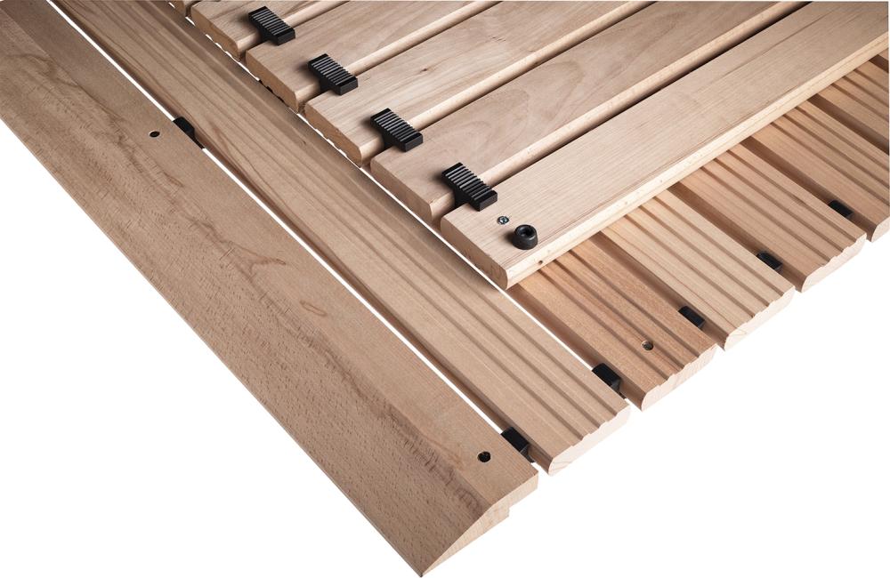 Holzrost YOGA Typ F B100 cm x max.L 10 m Zuschnitt pro Laufmeter