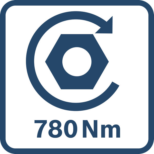 Anziehdrehmoment 780 Nm Logo/Symbolbild