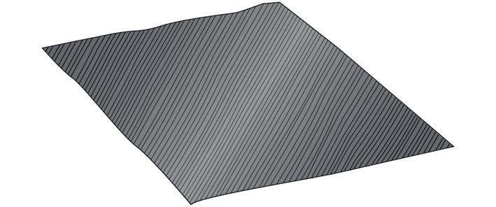 Antirutschmatte B450xT600xH3 mm schwarz