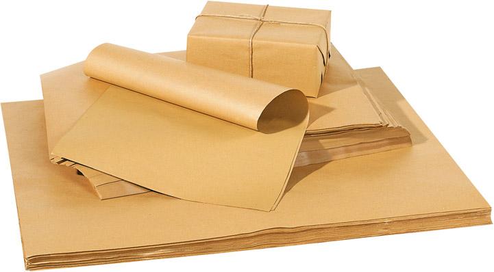 Packpa.,25KG,Zuschnitt, 50x75cm, 80g/qm, braun