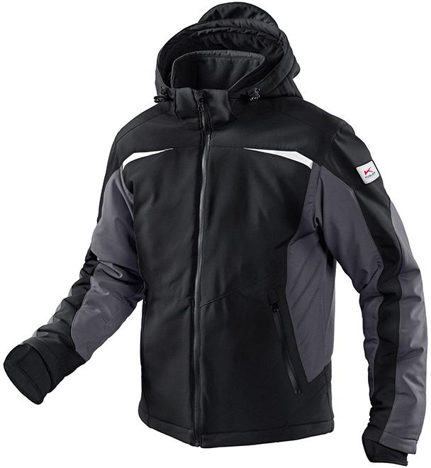 Winterjacke, Softshell, Gr. 2XL, schw./anthr. Winterjacke, Softshell, Gr. 2XL, schw./anthr.