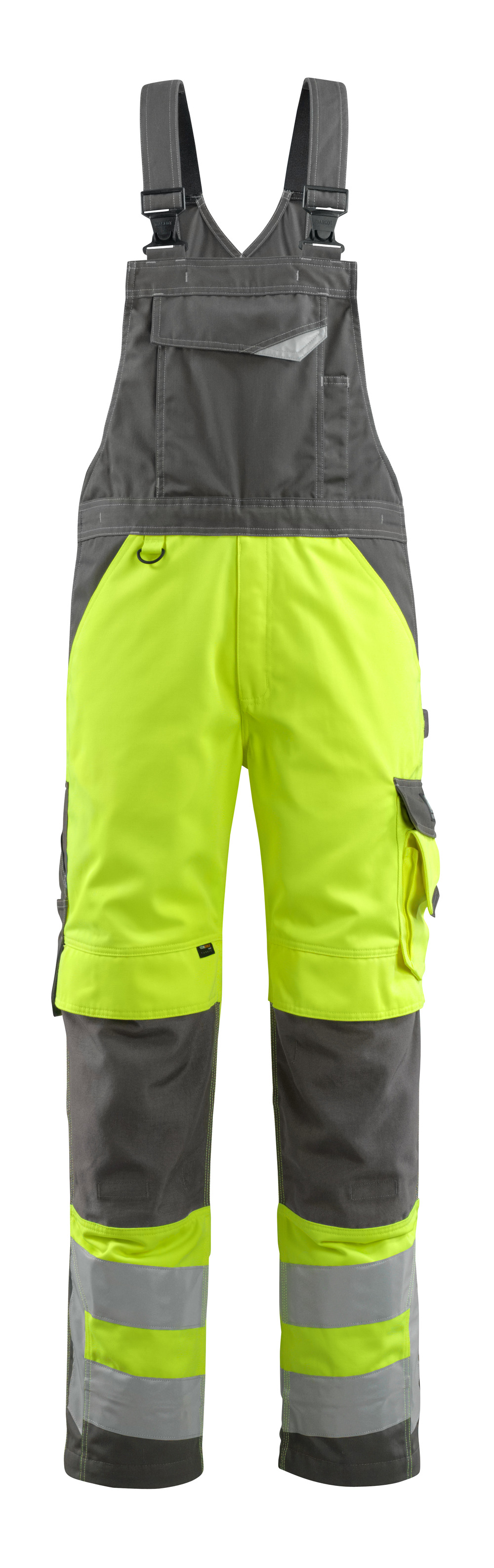 Produktfoto MASCOT® Newcastle Latzhose Größe 76C46, hi-vis gelb/dunkelanthrazit