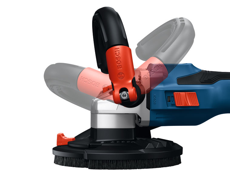 Betonschleifer GBR 18V-15 S von Bosch mit verstellbarem Griff. Produkt-Detailbild