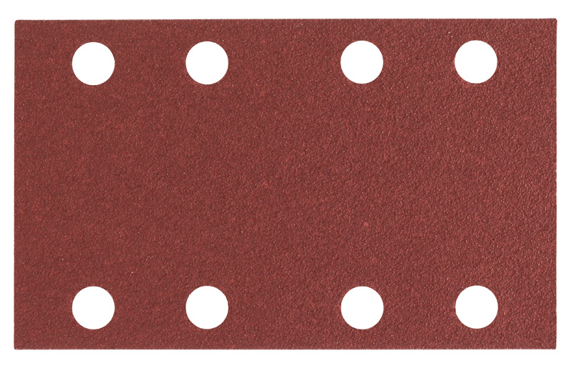 Schleifblatt C430, 80 x 133 mm, 180, 8 Löcher, Klett, 10er-Pack