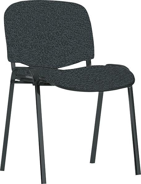 Besucherstuhl ISO 4L Sitzfläche 48x42cm Sitzhöhe 45cm Rückenlehne48x36cm schwarz/anthrazit