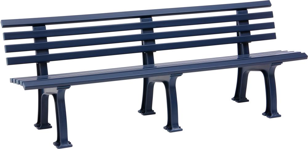 Gartenbank JUIST 4-Sitzer Länge 2000 mm blau Blome Gartenbank JUIST 4-Sitzer Länge 2000 mm blau Blome
