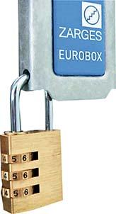Bügelschloss für Alubox Zarges