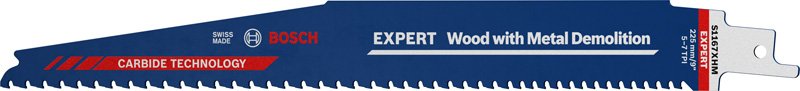 EXPERT Wood with Metal Demolition S1167XHM Säbelsägeblatt, 3 Stück