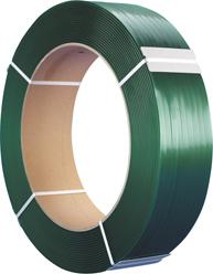 PET Kst.-Band grün 13x0,6 mm, Rolle a 2500 m PET Kst.-Band grün 13x0,6 mm, Rolle a 2500 m