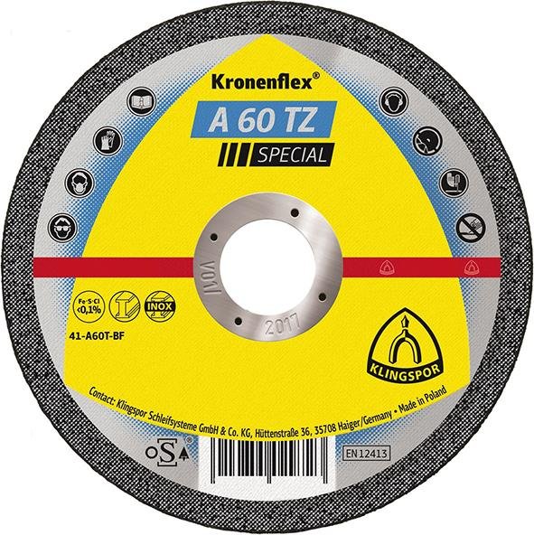 KLINGSPOR Trennscheibe A60TZ 125x1,0mm ger.