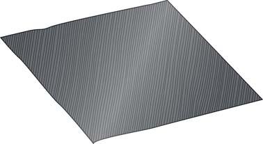 Antirutschmatte B600xT600xH3 mm schwarz