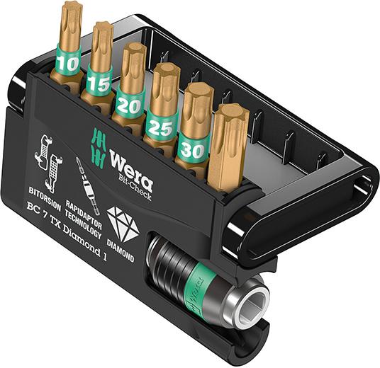 Bit-Satz Bit-Check 7 TX Diamond 1 Wera