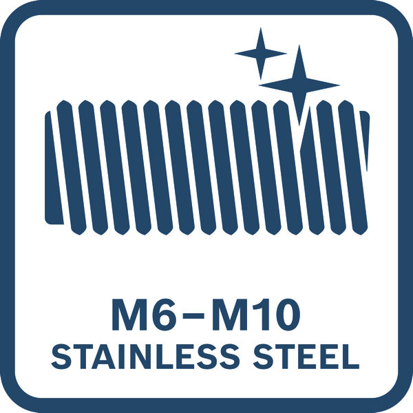 M6-M10 Edelstahl Logo/Symbolbild