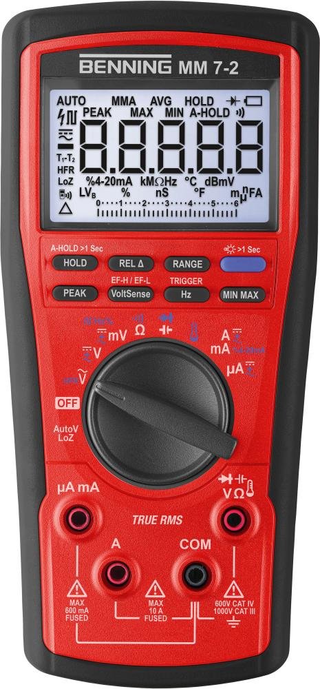 Digital-Multimeter MM 7-2 Benning