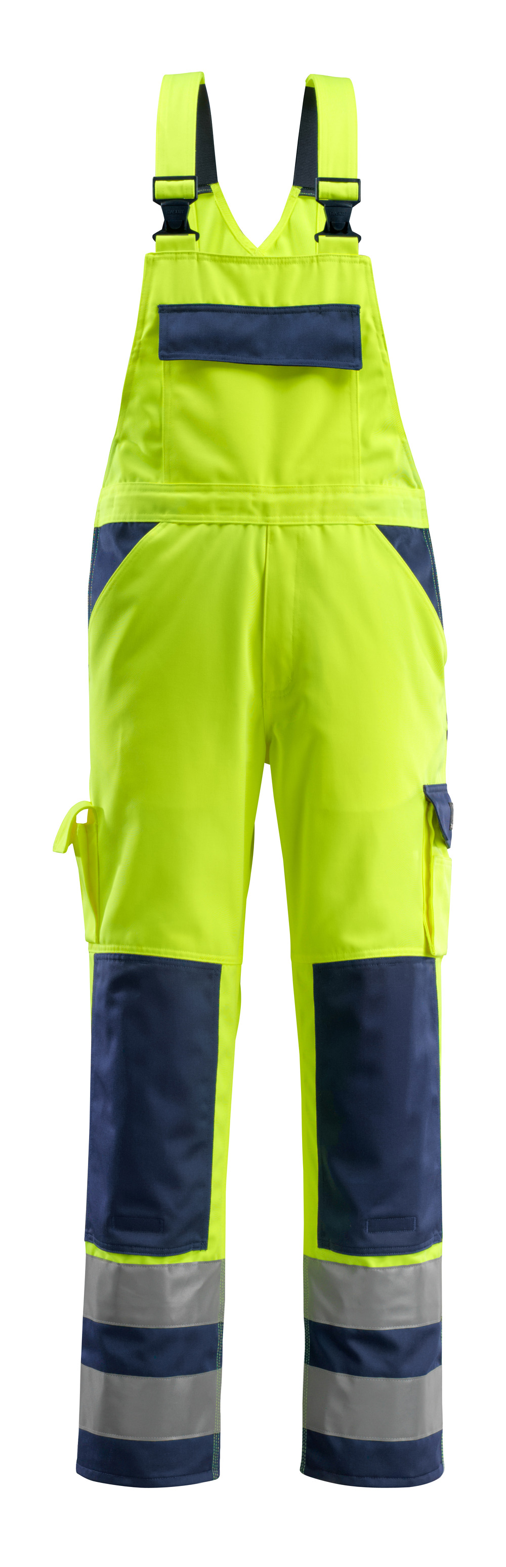 MASCOT® Barras Latzhose Größe 76C46, hi-vis gelb/marine