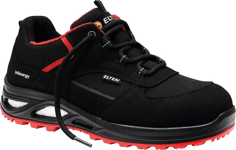 Halbschuh HANNAH XXTL, black-red LOW, ESD, S3, Gr.38
