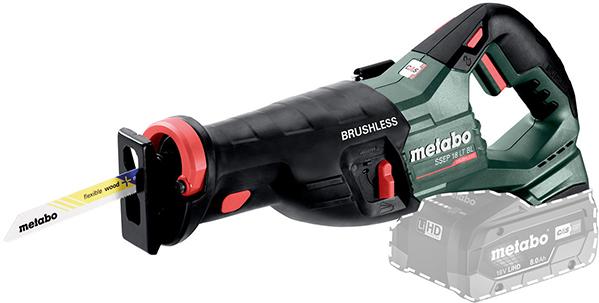 Akku-Säbelsäge solo SSEP 18 LT BL Metabo ohne Akku ohne Ladegerät metaBOX
