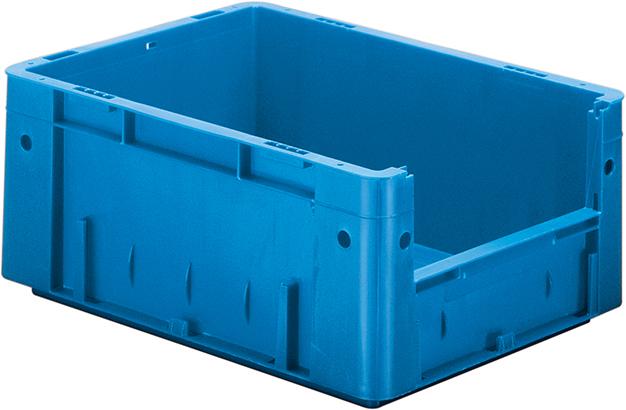 Sichtlagerkasten blau B300xT400xH175 mm Auflast 500kg, VE 4 Stk. ohne Griffloch LA-KA-PE Sichtlagerkasten blau B300xT400xH175 mm Auflast 500kg, VE 4 Stk. ohne Griffloch LA-KA-PE
