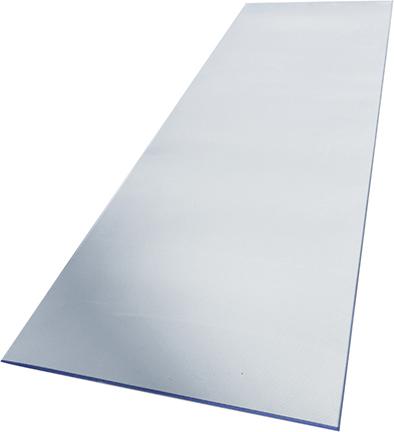 Kunststoff-Türblatt klar 10 mm stark, Zuschnitt