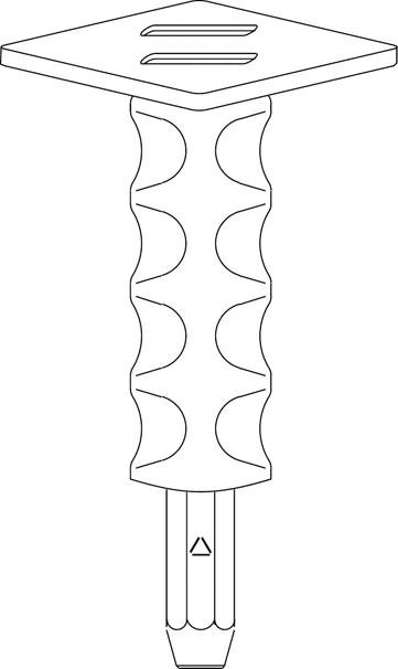 Fixpin Setzeisen schwarz, 20 x 170 DQ
