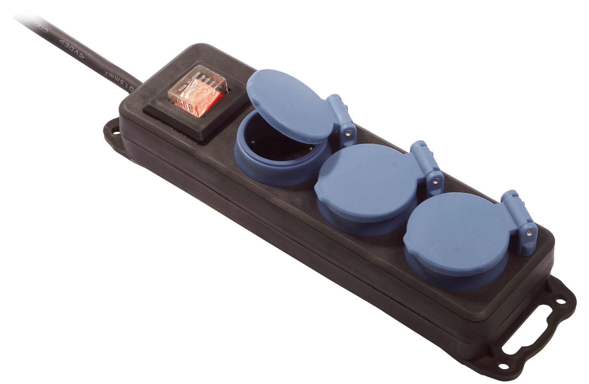 3-fach Verteilersteckdosenleiste