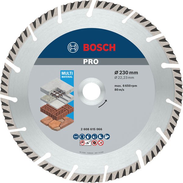 PRO Multi Material Diamanttrennscheibe, 230 x 22,23 mm, 10-tlg.