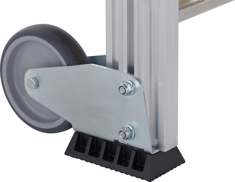 Treppenpodest fahrbar 45G2 Stufen 1000 mm breit Höhe 0,40 m