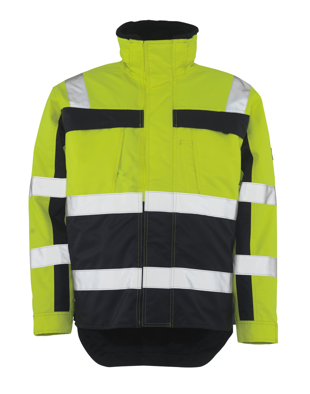 Produktfoto MASCOT® Teresina Winterjacke Größe 2XL, hi-vis gelb/marine