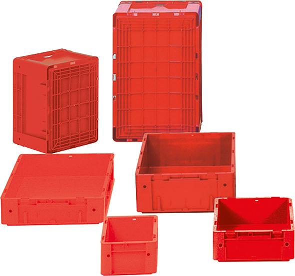 Transport-Stapelkasten B300xT200xH120 mm rot Auflast 600kg ohne Griffloch LA-KA-PE Transport-Stapelkasten B300xT200xH120 mm rot Auflast 600kg ohne Griffloch LA-KA-PE