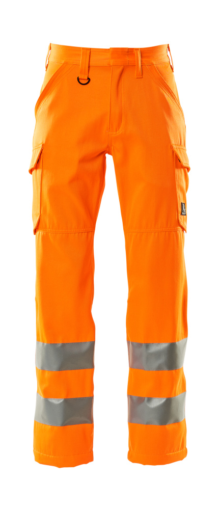 Produktfoto Hose, Schenkeltaschen, einfarbig Hose Größe 76C42, hi-vis orange