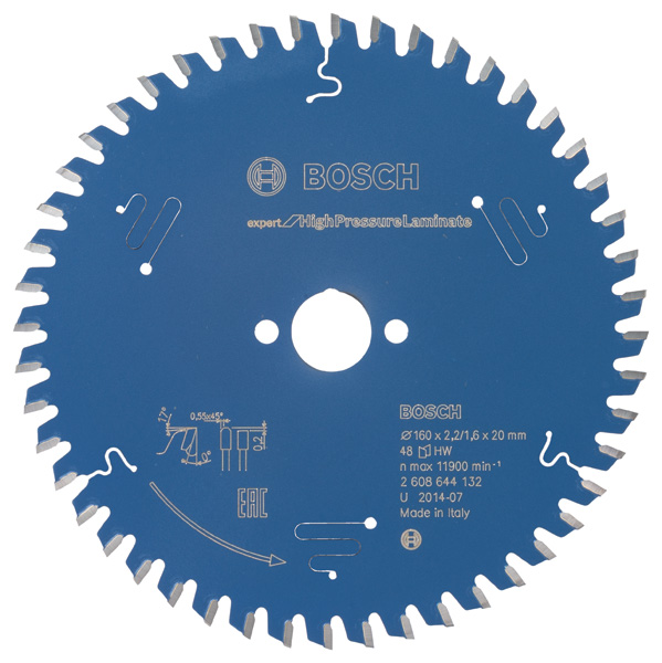 Kreissägeblatt Expert for High Pressure Laminate H 160 x 20 - 48