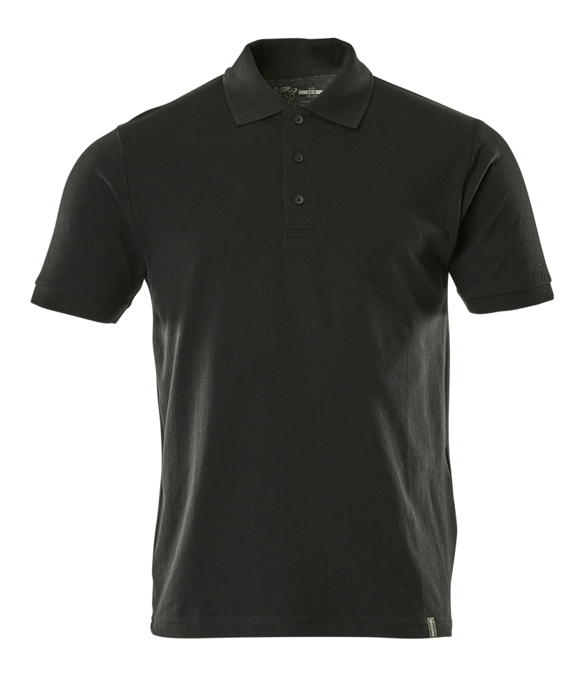Produktfoto Polo-Shirt,moderne Passform Polo-shirt Größe 2XLONE, vollschwarz