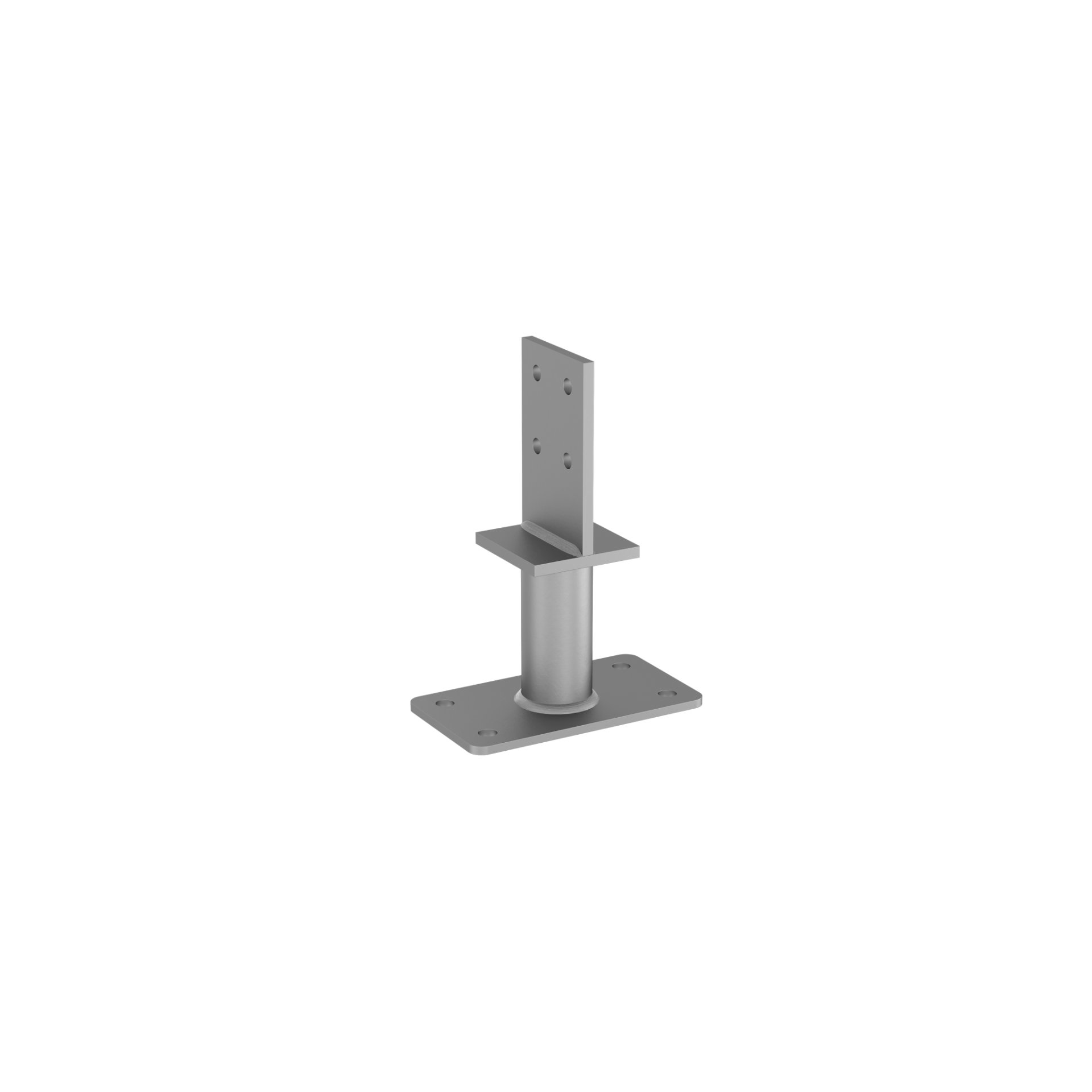 Artikelhauptbild GH-Stützenfuß Typ T01 auf Beton 80x130 Dolle 48,3x120 mm