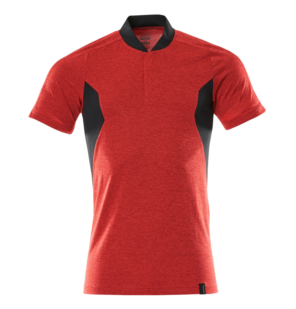 Produktfoto Polo-Shirt, COOLMAX®PRO,moderne Passform Polo-shirt Größe 2XLONE, verkehrsrot/schwarz