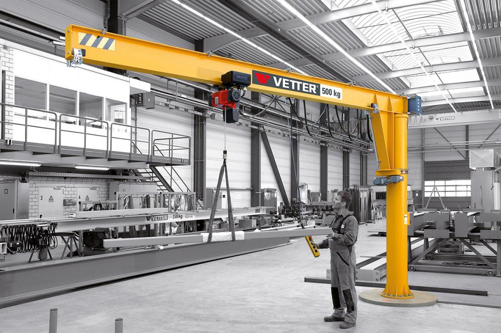Säulenschwenkkran M 360 1000 kg 3000 mm Vetter Krantechnik