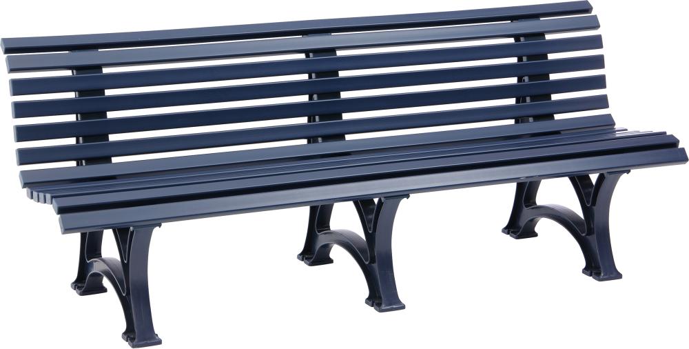 Gartenbank BORKUM 4-Sitzer Länge 2000 mm blau Blome Gartenbank BORKUM 4-Sitzer Länge 2000 mm blau Blome