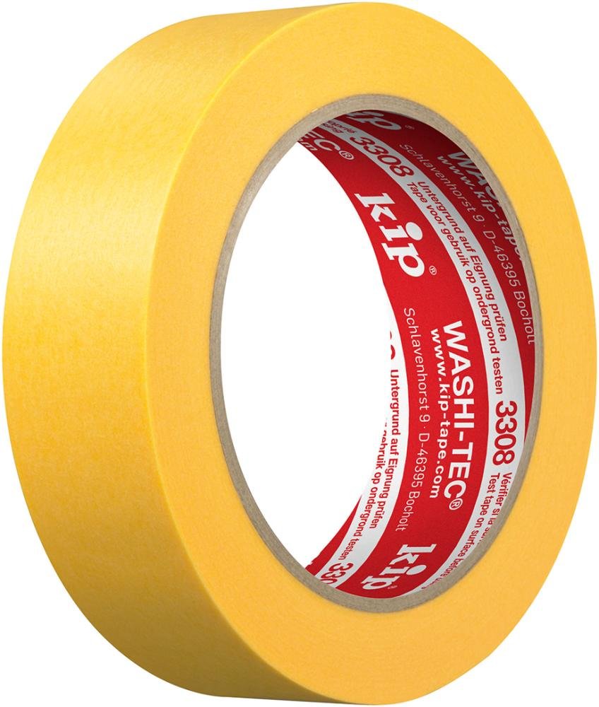 3308 WASHI-TEC PREMIUM PLUS - gelb Goldkrepp 30mmx50m
