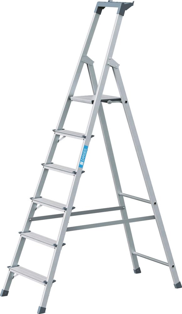 Stufen-Stehleiter m B u A6 Stufen ZARGES