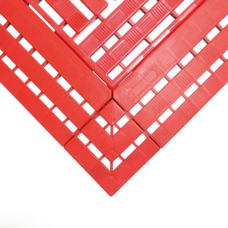 Ecke Work Deck orange B12xL12 cm Stärke 25 mm COBA