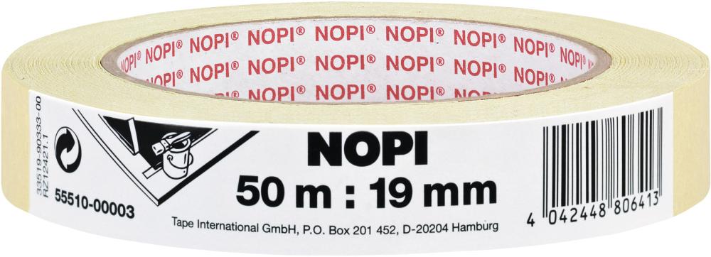 Nopi Malerkrepp Nr.55510 50m x 19mm Nopi Malerkrepp Nr.55510 50m x 19mm