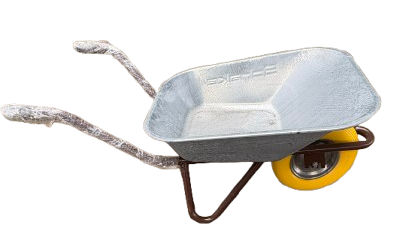 Schake Schubkarre Typ Polier mit Flachmulde, ohne Muldenstütze