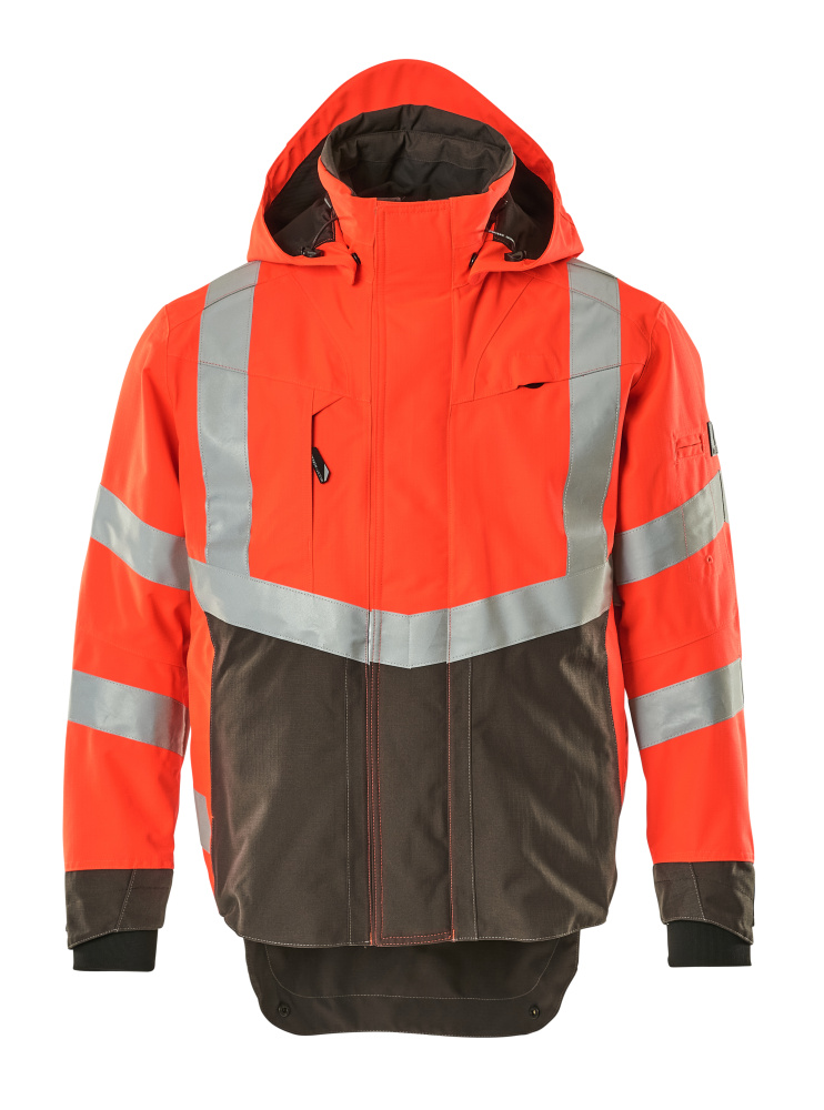 Produktfoto MASCOT® Harlow Jacke Größe 2XL, hi-vis rot/dunkelanthrazit