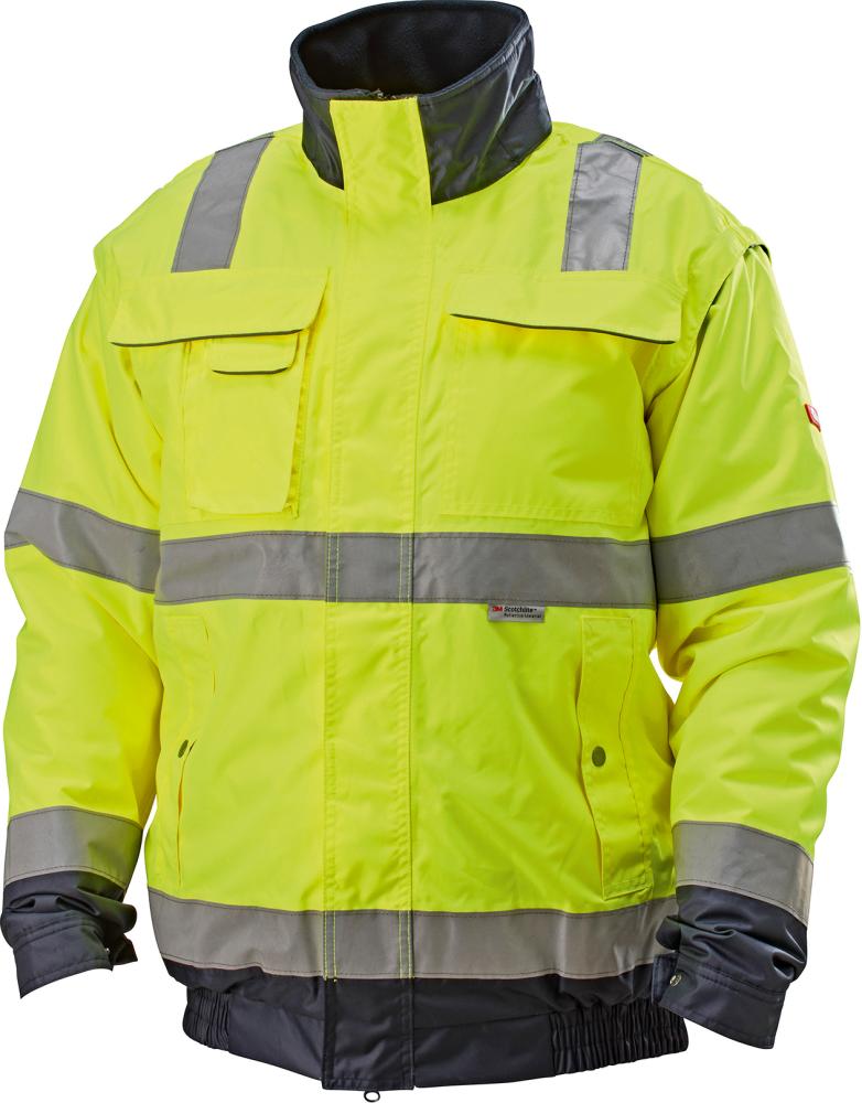 Warnjacke Arthur 2.0 gelb-marine, Gr.2XL FORTIS