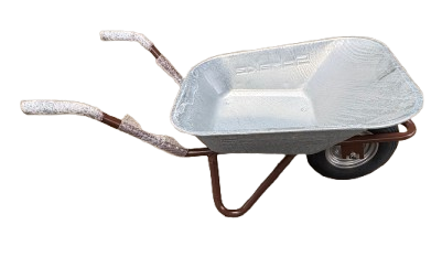 Schake Schubkarre Typ Polier mit Flachmulde, ohne Muldenstütze