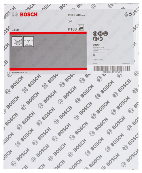 Schleifblatt J410, Standard for Metal, 230 x 280 mm, 100, ungelocht