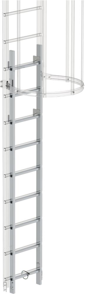 Alu-Einstiegsleiter L 3,14 m, NL 2,34 m