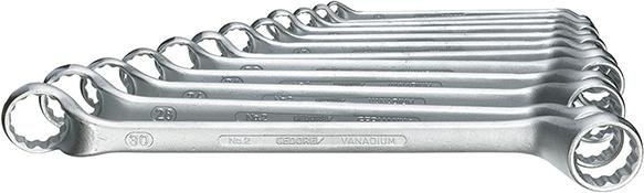 Doppelringschlüssel-Satz DIN838 6-32mm 12-teilig in Karton Gedore